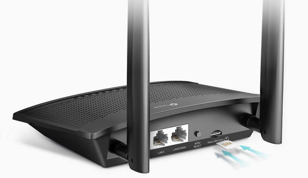 Router 4G TP-Link TL-MR100 con puertos Ethernet